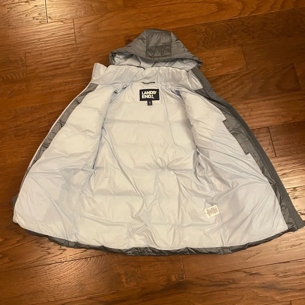 NWOT Lands’ End Gray Jacket Size XS - Picture 3 of 5